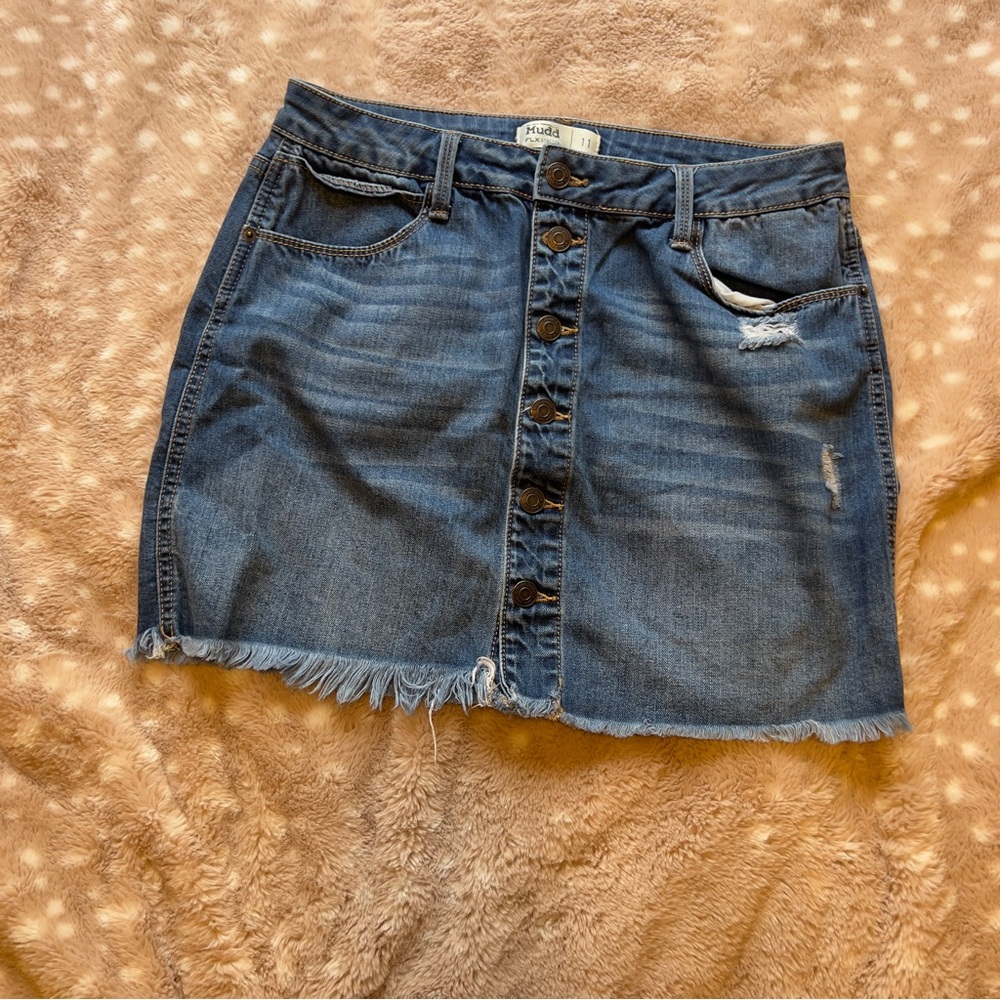 Mudd Jean skirt 11
